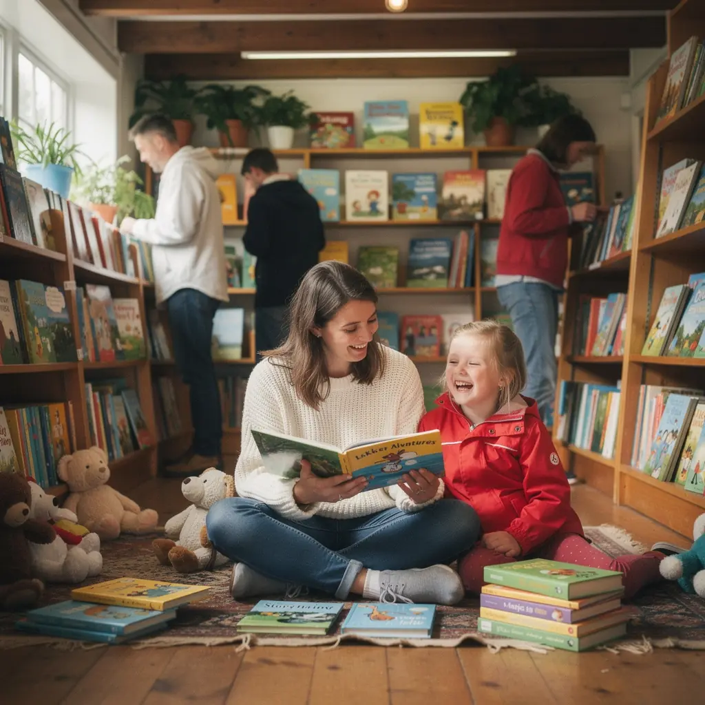 A monthly book club meeting in progress, with participants engaged in lively discussion.